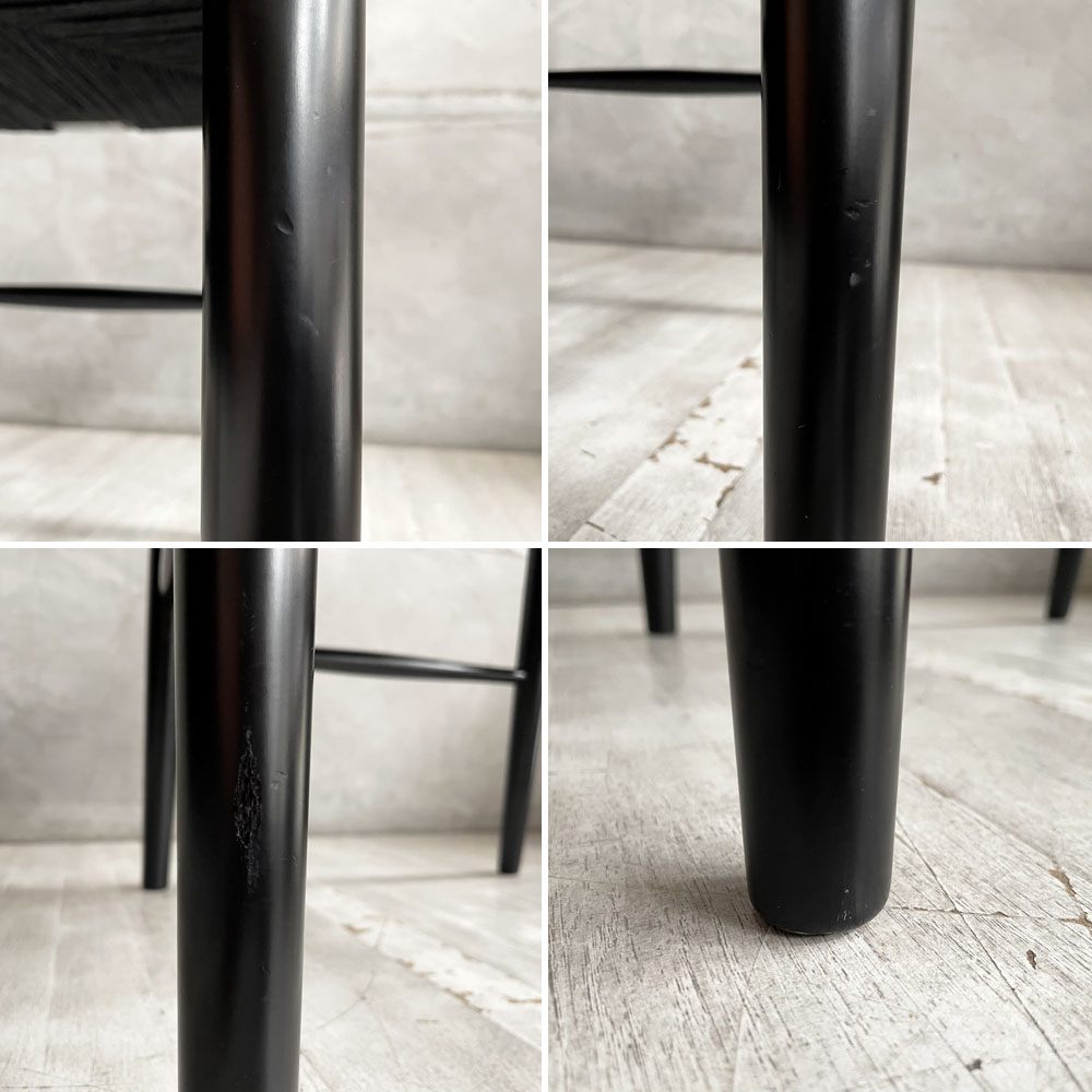 カールハンセン＆サン Carl Hansen & Son CH24 Yチェア ブラックラッカー×ブラックペーパーコード  ビーチ材 日本仕様サイズ ハンス・J・ウェグナー デンマーク 北欧家具 A ♪