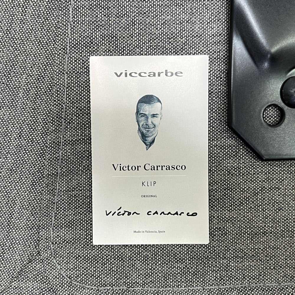 ヴィッカルベ Viccarbe クリップ KLIP チェア ファブリック 回転ベース ヴィクター・カラスコ スペイン インテリアズ取り扱い A ●