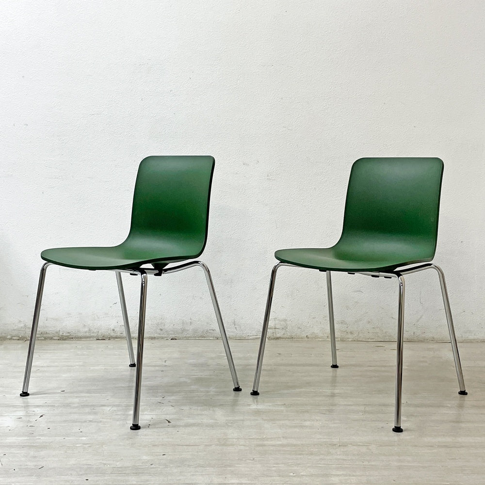 ヴィトラ vitra ハルチューブ HAL Tube サイドチェア ダイニングチェア スタッカブル ジャスパー・モリソン 2脚セット D ●