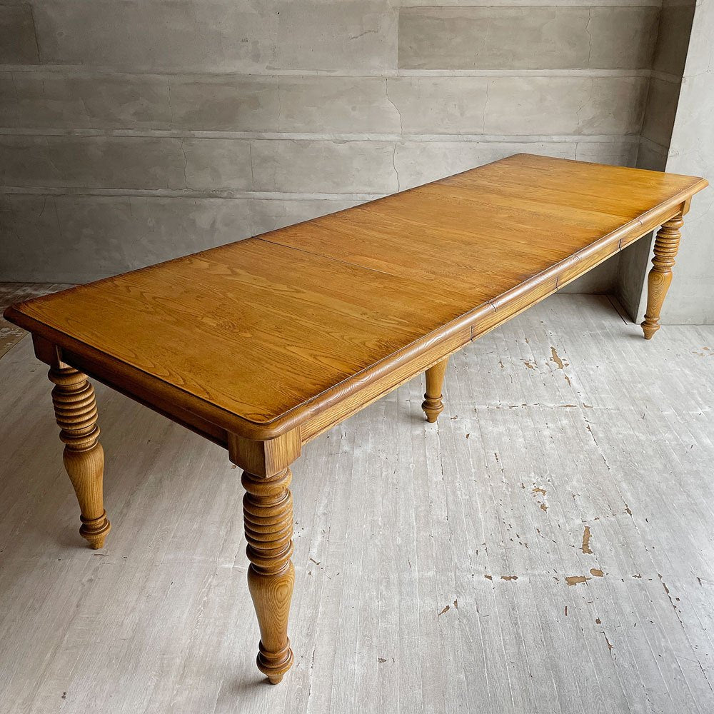 クラッシュゲート CRASH GATE ノットアンティークス knot antiques メルツ MERZ オーク無垢材 エクステンション ダイニングテーブル 伸長式 W160～210～260cm 定価￥297,000- ♪