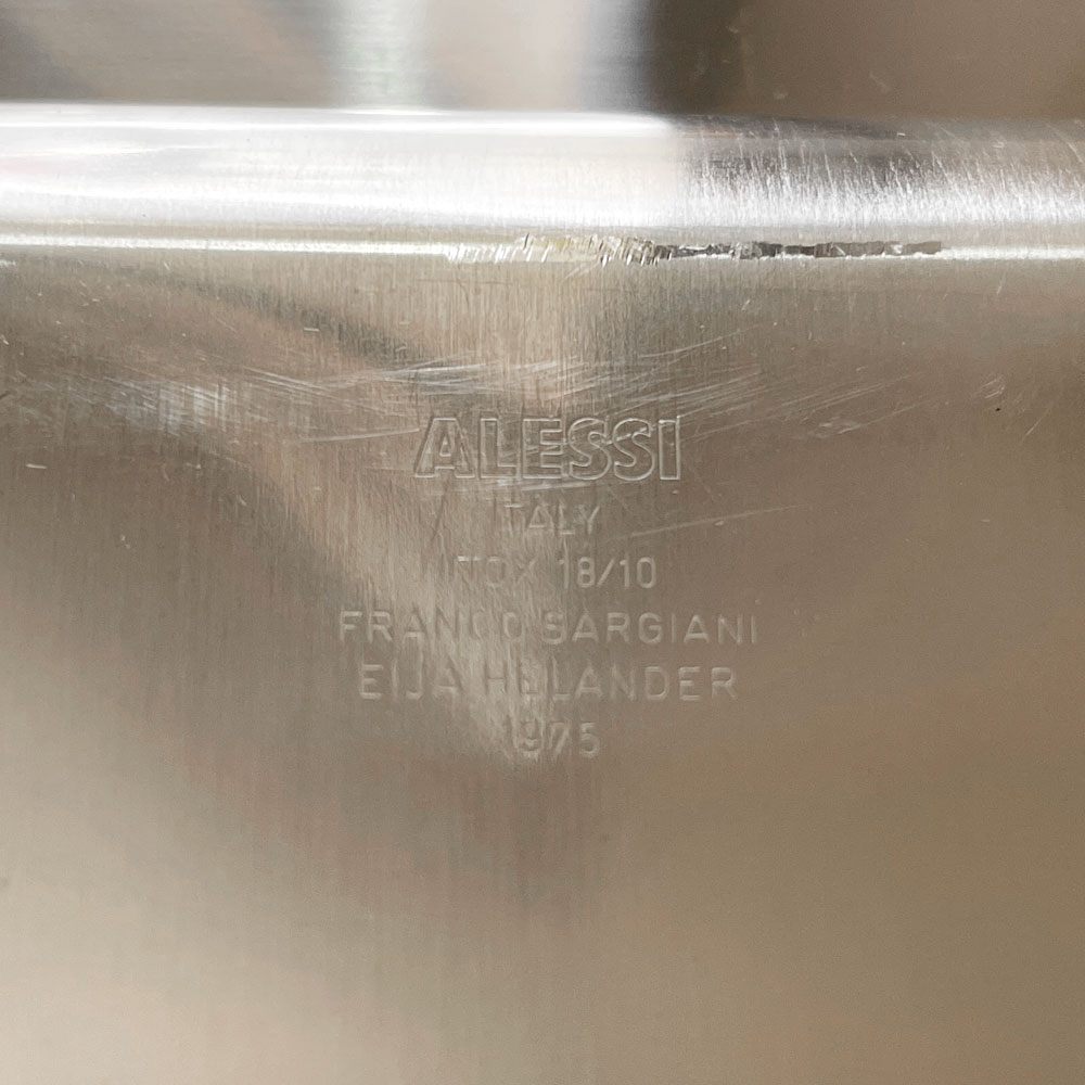 アレッシィ ALESSI プログラマ Programma 8 ステンレストレイ 37.5×22.5cm フランコ・サルジャーニ & エイヤ・ヘランダー イタリア 廃番 A ◎
