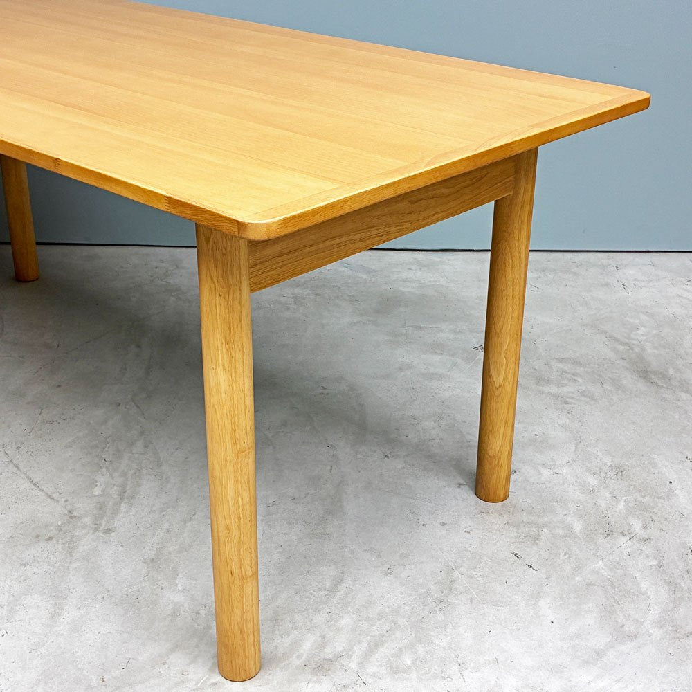 無印良品 MUJI 木製テーブル ダイニングテーブル ラバーウッド材 Ｗ180cm ナチュラルデザイン 参考定価￥59,900- ◎