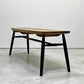 モモナチュラル MOMO Natural ベンチ SB BENCH オーク無垢材 ミディアムオイル塗装 2人掛け W110cm 板座 座繰り ●