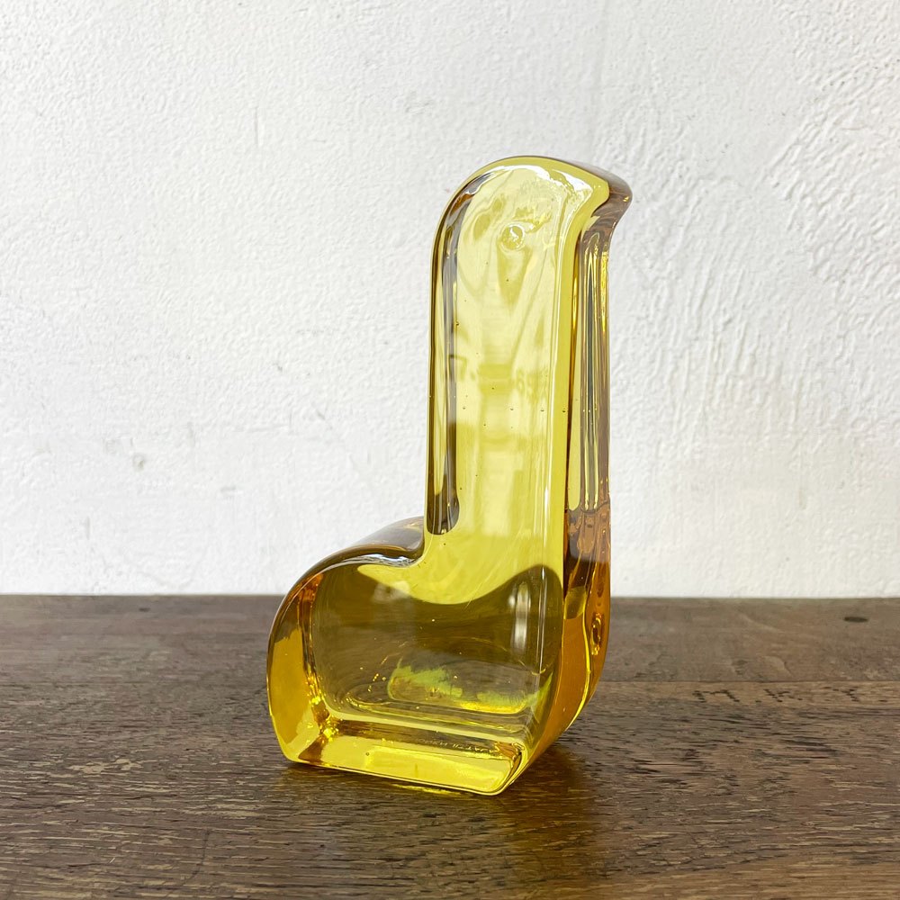 イッタラ iittala ミナペルホネン mina perhonen ガラスバード レモン イエロー 皆川明 オブジェ ペーパーウェイト フィンランド 北欧雑貨 箱付 ★