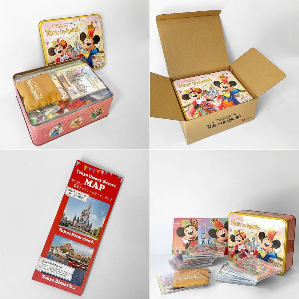 東京ディズニーリゾート 40周年記念BOX CD Music-Go-Round デラックス版 ウォルトディズニー 数量限定 元箱付き 新品未使用 ★