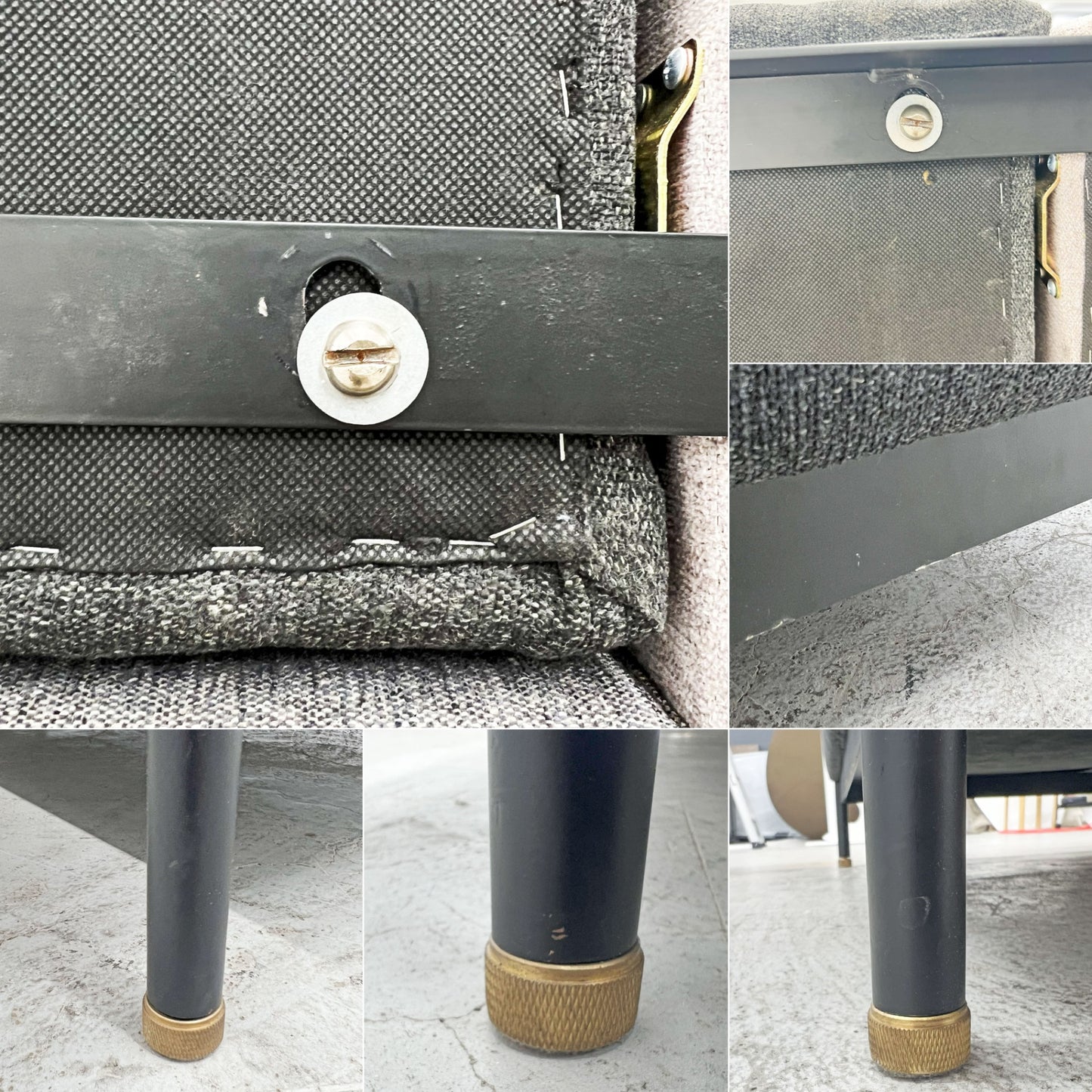 クラッシュゲート CRASH GATE コンフォーム COMFORM テット ソファ TET SOFA 2.5p 関家具 グレー 〓