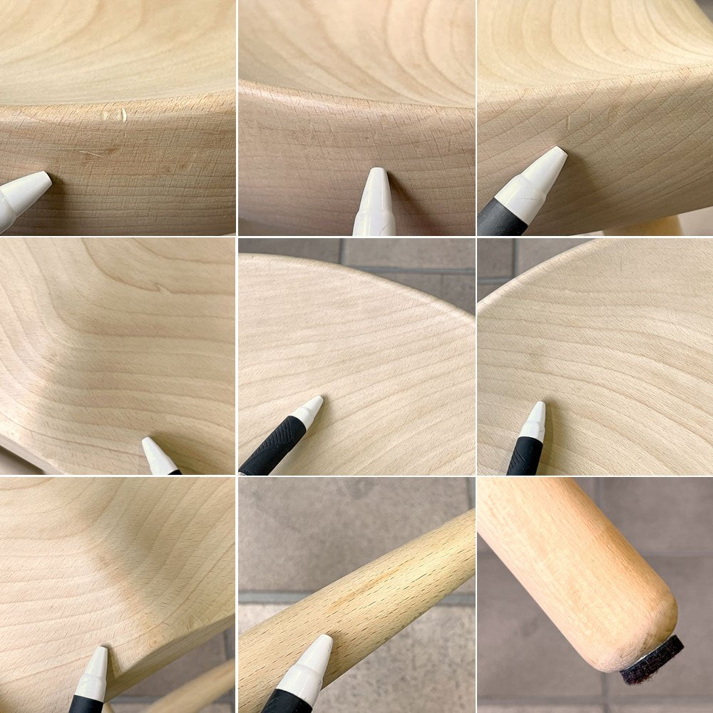 ワーナー Werner シューメーカーチェア Shoemaker Chair NO.49 スツール ビーチ材 ラーズ・ワーナー デンマーク 北欧家具◇