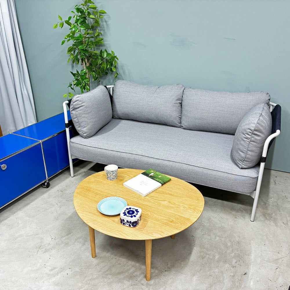 ヘイ HAY キャンソファ CAN SOFA 2シーター ソファ ロナン＆エルワン・ブルレック Ronan & Erwan Bouroullec グレー ファブリック 北欧モダン ◎