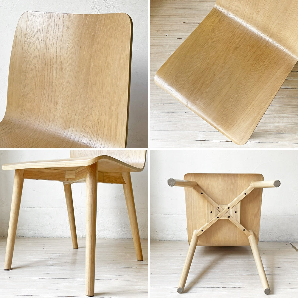スケッチ Sketch タミチェア TAMI Chair ダイニングチェア オーク材 プライウッド 北欧 デンマーク 定価 ￥31,900- 現状品 B ★