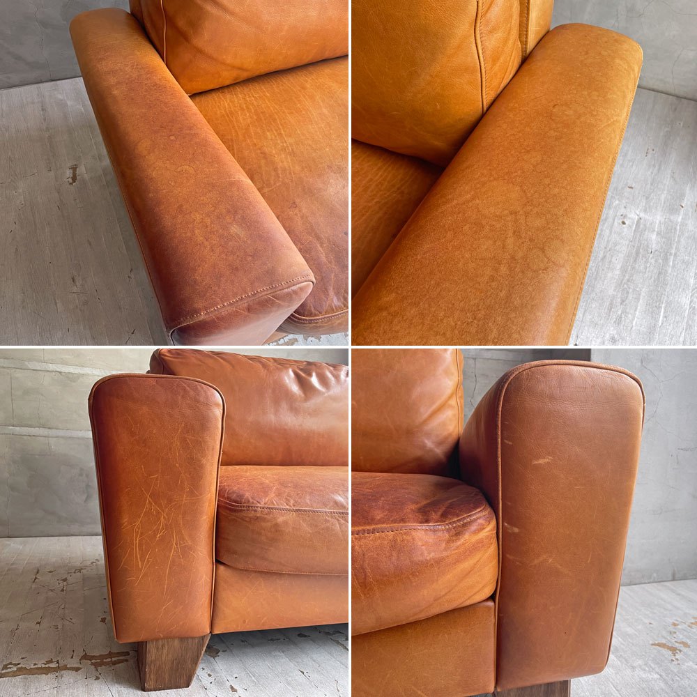 アクメファニチャー ACME Furniture フレスノ FRESNO SOFA 3Pソファ 3人掛け レザー 本革 アメリカンビンテージスタイル 参考定価￥330,000- ♪