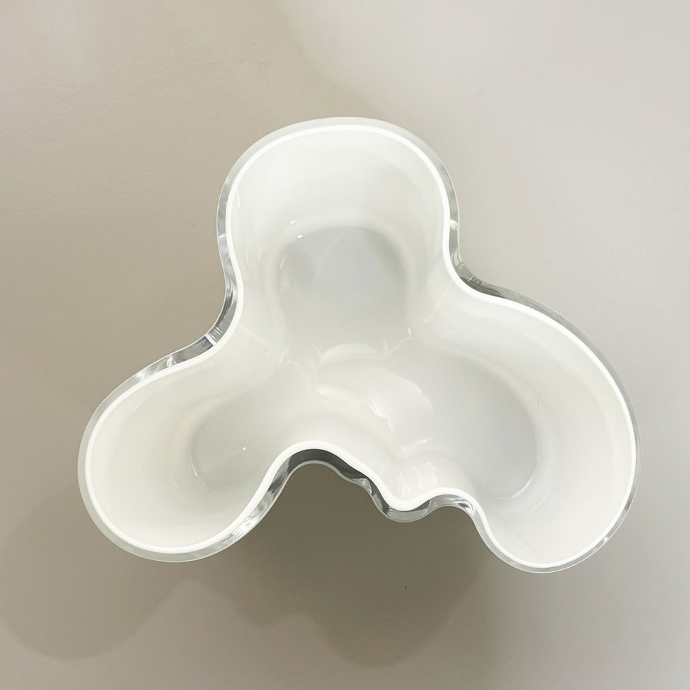 イッタラ iittala アルヴァ アアルト コレクション Alvar Aalto Collection ベース フラワーベース 花瓶 オパールホワイト H12cm フィンランド 北欧雑貨 ●