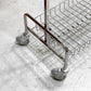 R&B ワイヤープロダクツ R&B WIRE PRODUCTS ガーメントラック GARMENT RACK 48"ハンガーラック バスケット付き インダストリアル 合計定価￥57,750- P.F.S.取扱 現状品 ●