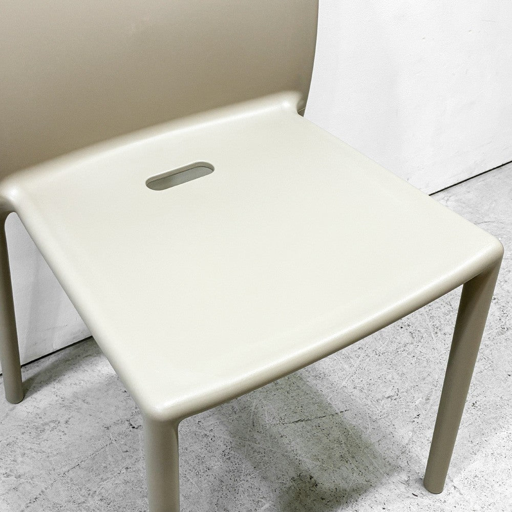 マジス MAGIS エアチェア AIR CHAIR スタッキングチェア ダイニングチェア ベージュ ジャスパー・モリソン 新品未使用品 美品 D ●