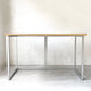 ビスレー BISLEY デスクプラン DESK PLAN Lフット ワーキングテーブル デスク オーク メラミン天板 スチール脚 W120cm イギリス ★