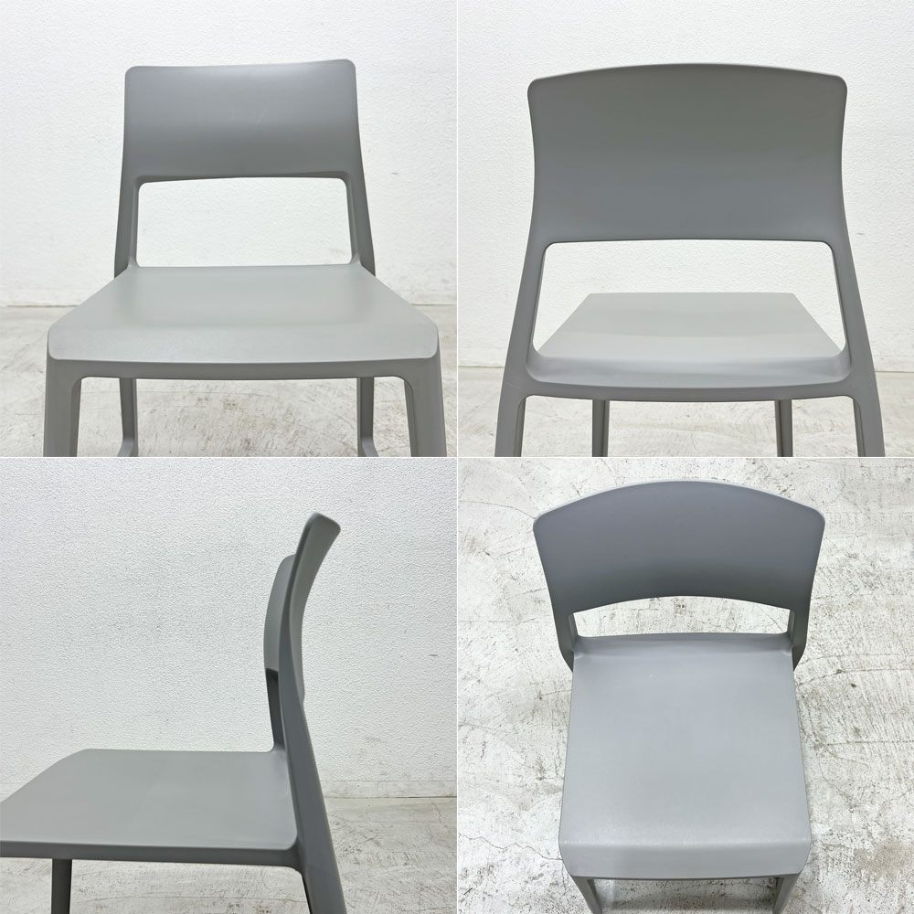 ヴィトラ Vitra ティプトン Tip Ton ワークチェア スタッキングチェア デスクチェア チルト機能 グレー色 A 〓