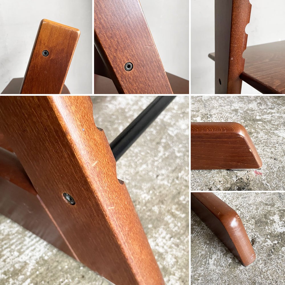 ストッケ STOKKE トリップトラップ TRIPP TRAPP ベビーチェア キッズチェア S/N3～ ブラウン ノルウェー 北欧家具 B ■