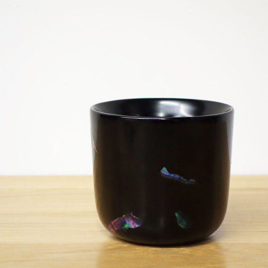 ミナペルホネン mina perhonen × 角萬漆器 × D&DEPARTMEN OKINAWA 螺鈿 フリーカップ 皆川明 A ◎