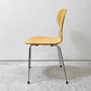 フリッツハンセン Fritz Hansen アントチェア 4本脚 ナチュラルビーチ ラッカー アルネ・ヤコブセン 北欧家具 B ●