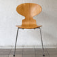フリッツハンセン Fritz Hansen アントチェア 4本脚 ナチュラルビーチ ラッカー アルネ・ヤコブセン 北欧家具 E ◇