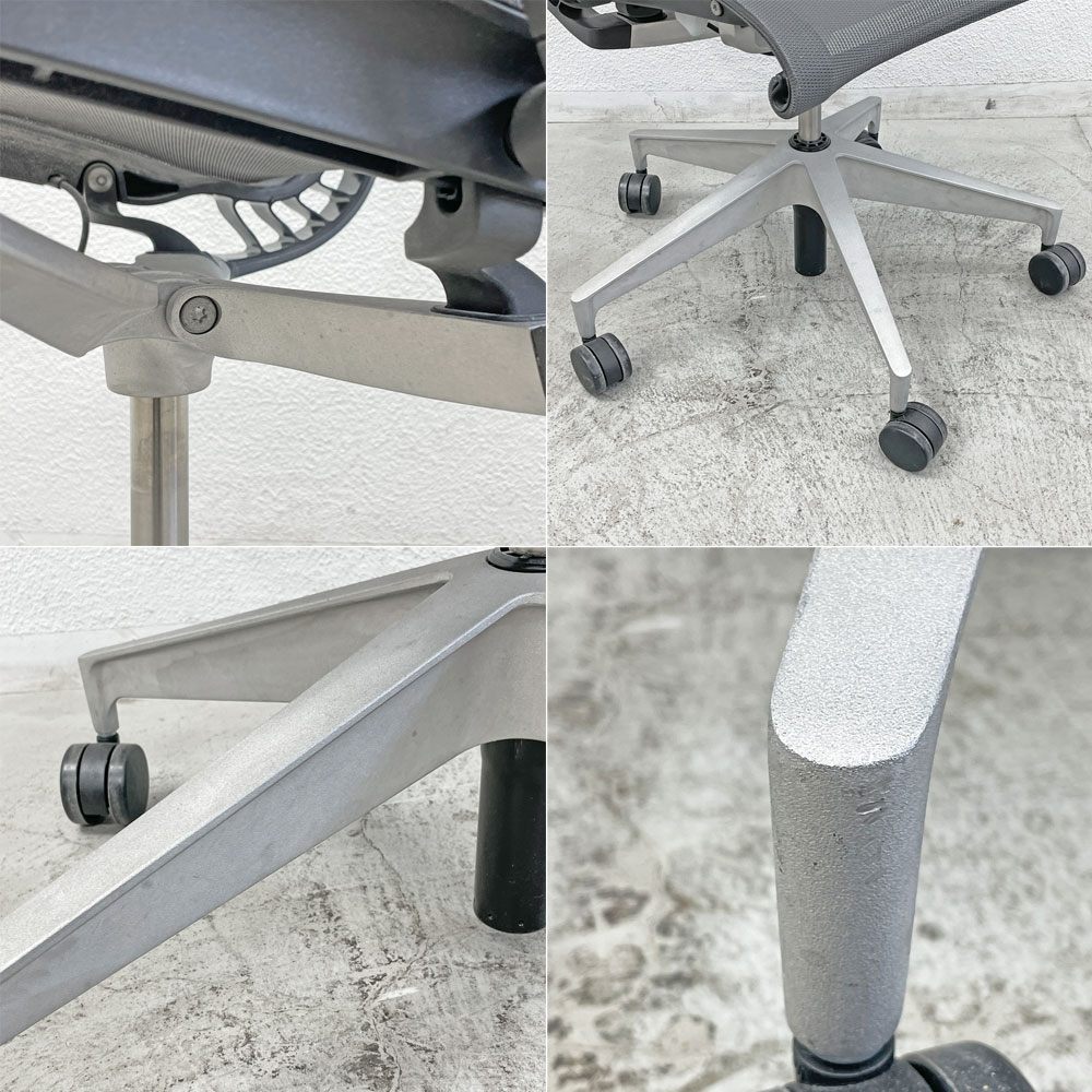 ハーマンミラー Herman Miller セトゥー Setu チェア マルチパーパスチェア オフィスチェア リボンアーム 5本脚 キャスター付き スタジオ7.5 昇降機能付 定価130,900円 〓