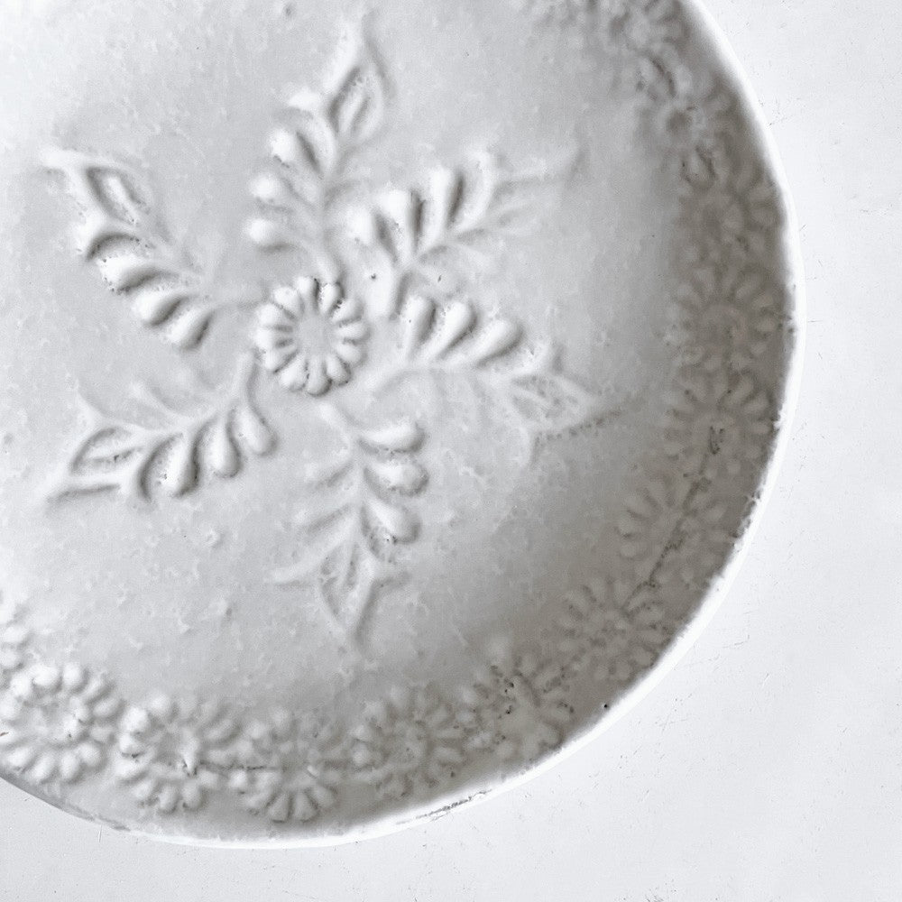 アスティエ・ド・ヴィラット Astier de Villatte ナタリー Nathalie スモールプレート Φ11.5cm ナタリー・レテ Nathalie Lete 陶器 フランス ■