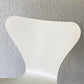フリッツハンセン Fritz Hansen 3107 セブンチェア ラッカー ホワイト スタッキング アルネ・ヤコブセン デンマーク 北欧家具 C ◇