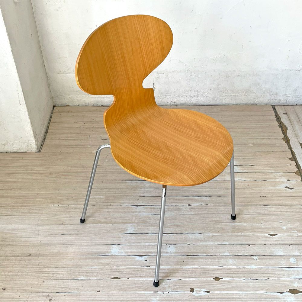 フリッツハンセン Fritz Hansen 3101 アリンコチェア アントチェア 4本脚 ナチュラルビーチ ラッカー仕上げ アルネ・ヤコブセン D ★