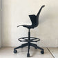 スチールケース Steelcase ノード ファイブスター スツール Node FIVE-STAR STOOL ハイチェア 製図チェア キャスター ブラック ★