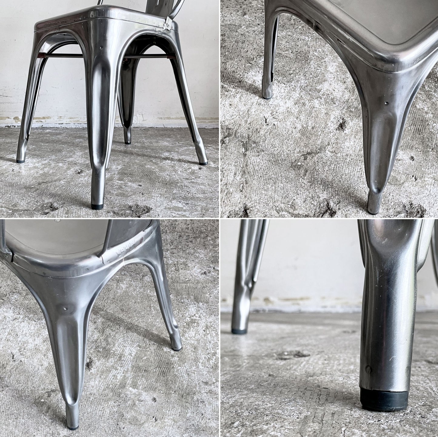 トリックス TOLIX エーチェア A-chair ダイニングチェア スタッキング ロースチール フランス インダストリアルスタイル カフェスタイル ■