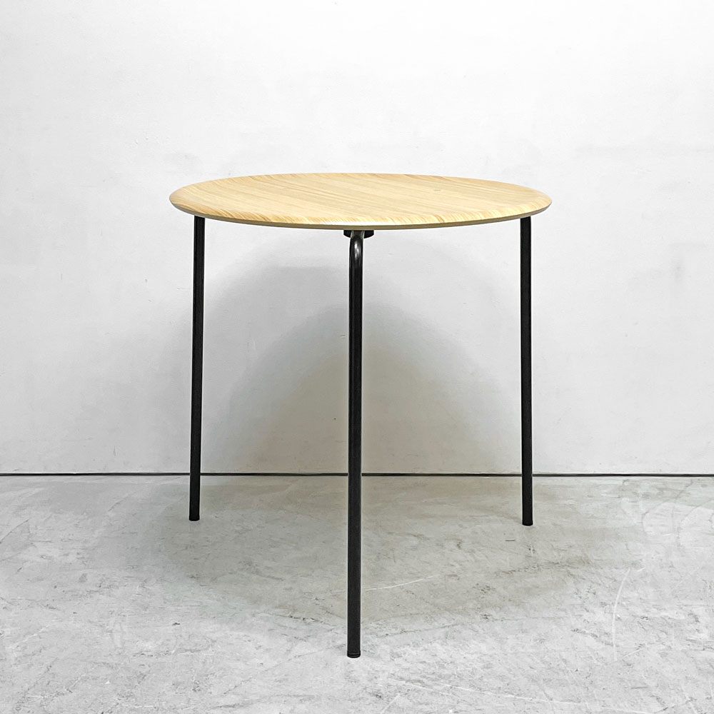 エンゲルブレヒト Engelbrechts ケヴィ KEVI 2010 ダイニングテーブル オーク材 プライウッド カフェテーブル 70cm 未使用品 B ●