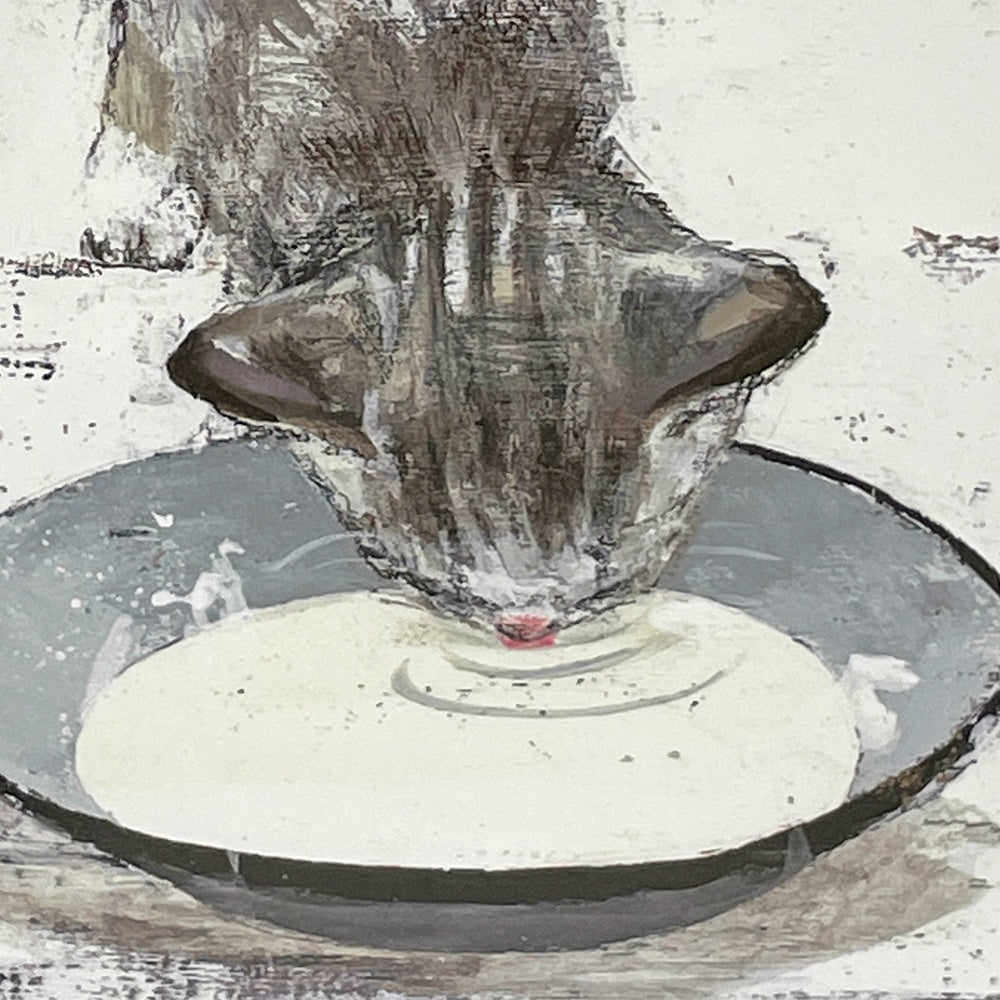 酒井 駒子 ヨクネルとひな 複製 原画 40/150 ジークレー版画 デジタル・リトグラフ 絵本作家 額装品 ●