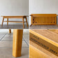 パシフィックファニチャーサービス P.F.S. ローテーブル DH TEA TABLE WITH SHELF Sサイズ W102cm ナラ材 ライトブラウン マガジンラック付 ◇