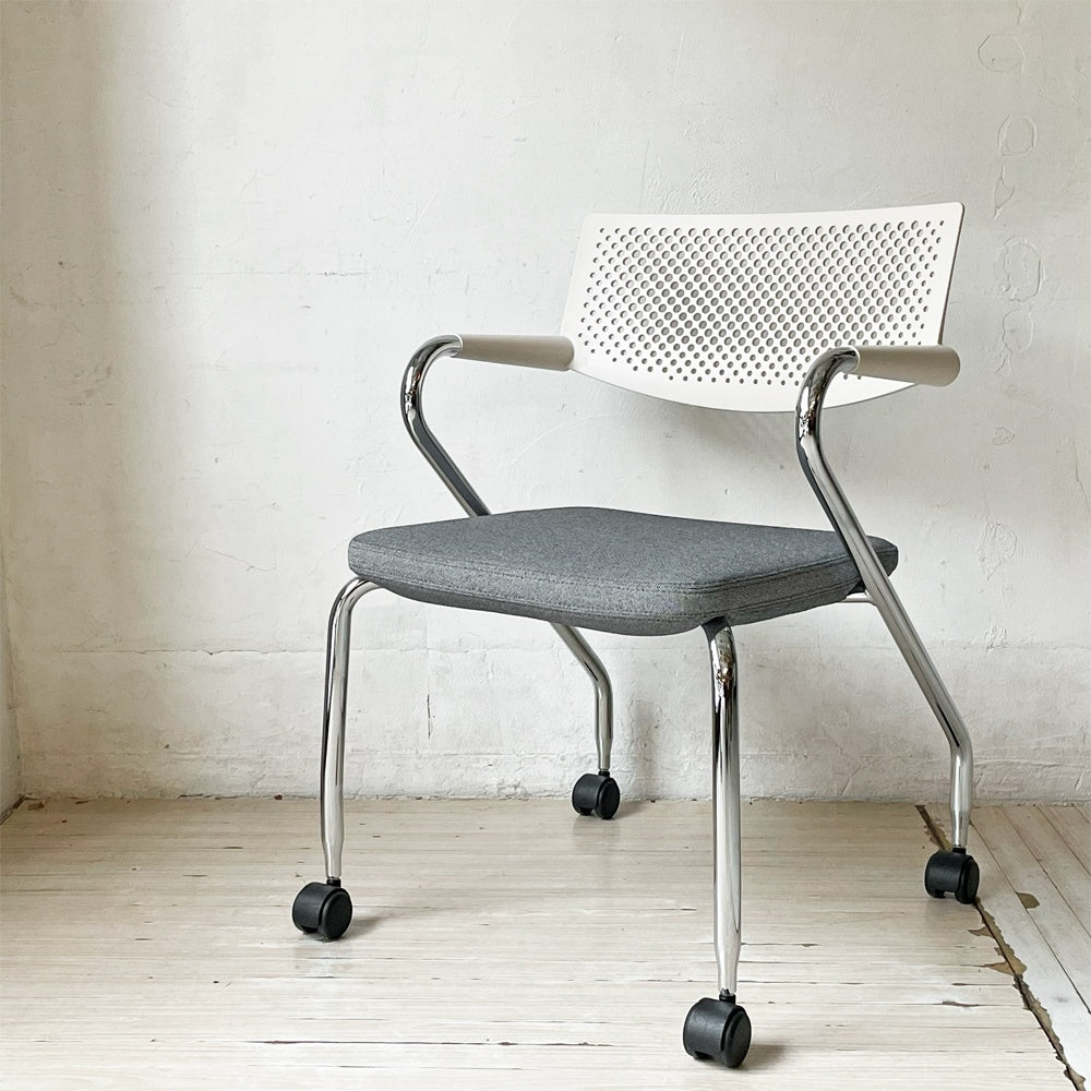 ヴィトラ vitra ビザロール Visaroll デスクチェア ミーティングチェア キャスターベース スタッキング アントニオ・チッテリオ A ★