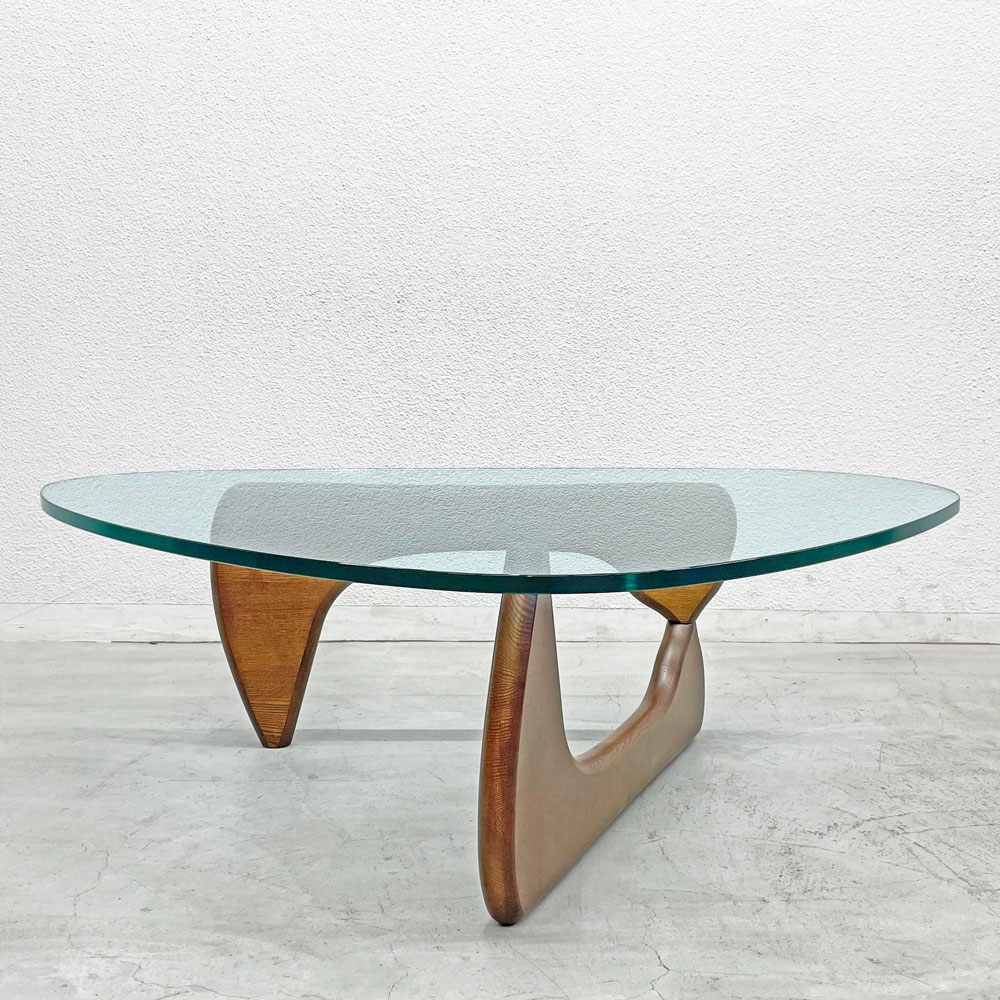イサムノグチ Isamu Noguchi コーヒーテーブル Coffee Table リプロダクト品 ガラス天板厚約1.8mm 名作 デザイナーズ家具 〓