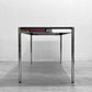 USMモジュラーファニチャー USM Haller USMハラーテーブル ワーキングデスク ダイニングテーブル グラファイトグレーラミネート W150×D75×H74cm アジャスター 〓