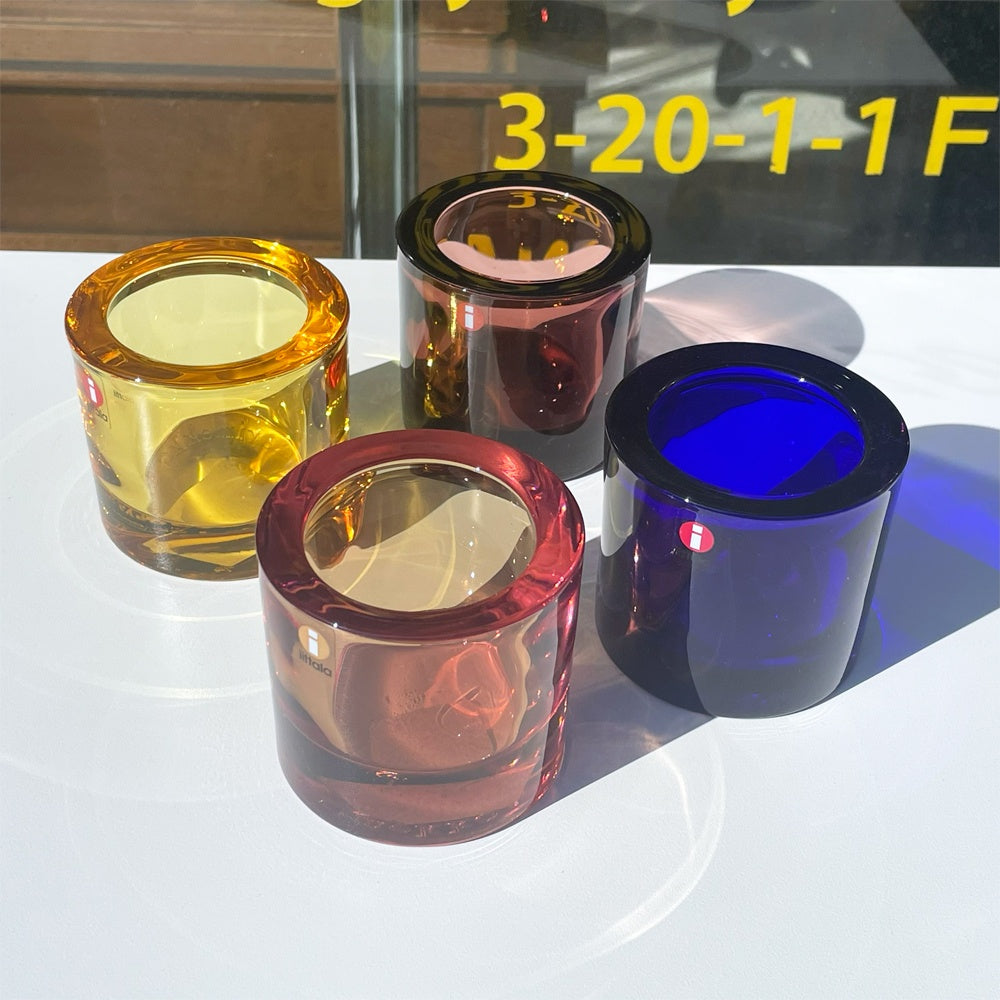 イッタラ iittala マリメッコ marimekko キビ kivi キャンドルホルダー イエロー ヘイッキ・オルヴォラ北欧 フィンランド ★