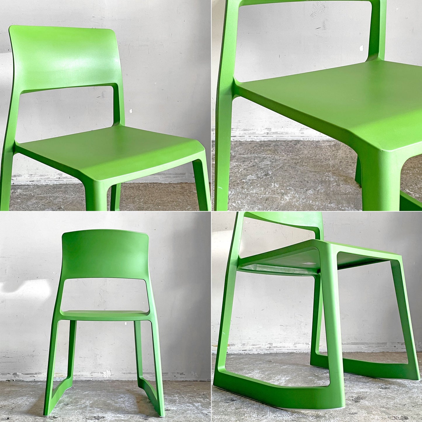 ヴィトラ Vitra ティプトン Tipton チェア スタッキングチェア チルト機能 ロッキングチェア グリーン B ■