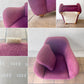 イデー IDEE ミニミラーアームチェア MINI MILLER ARM CHAIR パーソナルチェア シングルソファ ファブリック パープル 廃番色 ◇