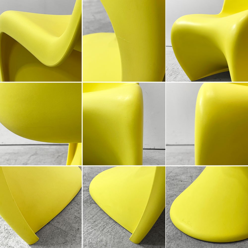 ヴィトラ vitra パントンチェア Panton Chair イエロー 廃盤カラー ヴェルナー・パントン ミッドセンチュリー スペースエイジ C ●