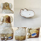 グスタフスベリ Gustavsberg ケンネル Kennel ツインプードル Tvilling Pudlar 左向き H6.5cm 陶製フィギュリン リサ・ラーソン スウェーデン 北欧ビンテージ ◎