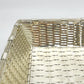 クリストフル CHRISTOFLE コレクション ガリア COLLECTION GALLIA ブレッド バスケット Bread Basket スクエア 編み込み シルバー 銀メッキ W23.5cm フランス A ●