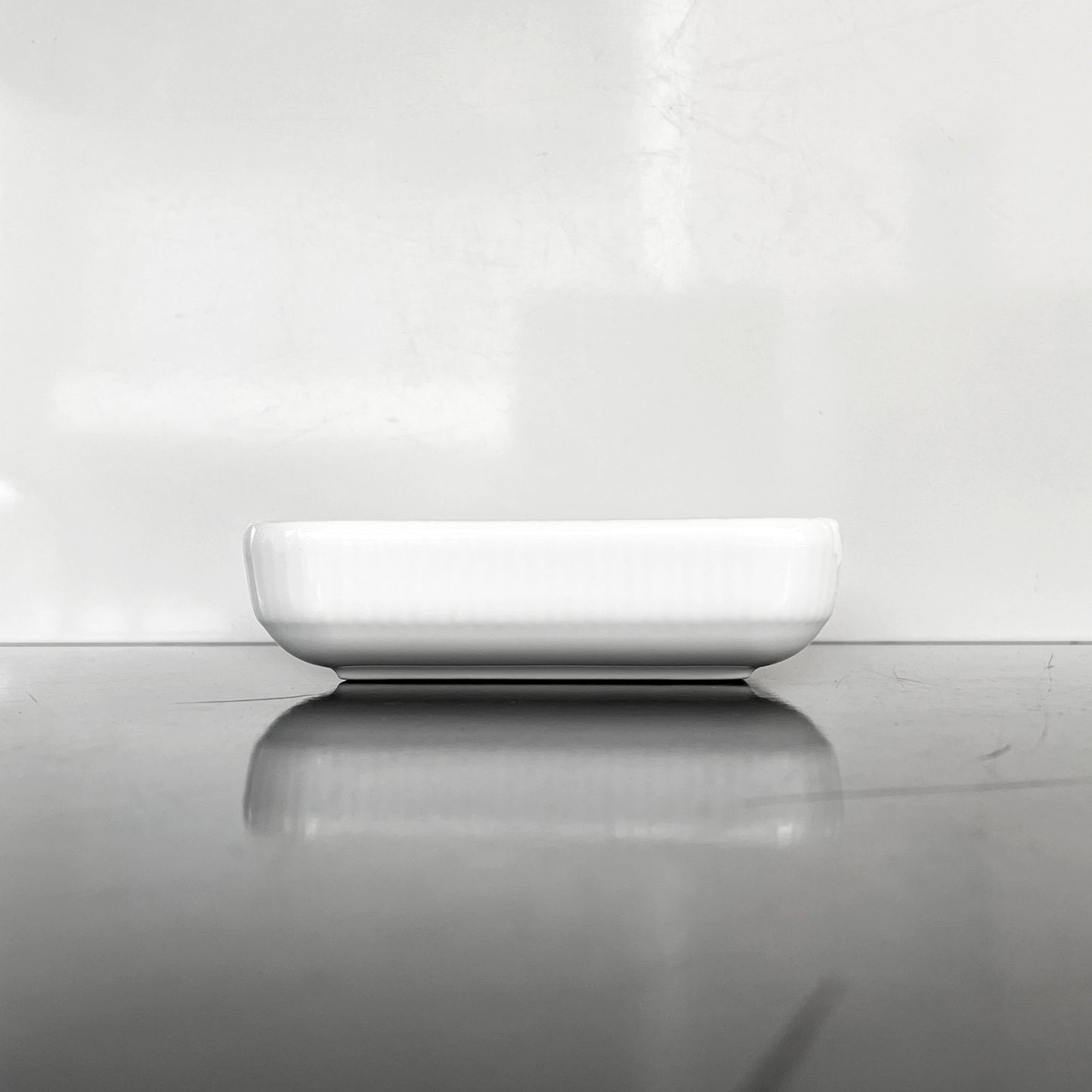 ロイヤルコペンハーゲン ROYAL COPENHAGEN ホワイトフルーテッド White Fluted ロングスクエアプレート 24.5cm 北欧雑貨 ■