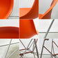 ヴィトラ Vitra サイドシェルチェア エッフェルベース ポリプロピレン製 オレンジ C&R イームズ ミッドセンチュリーデザイン ●