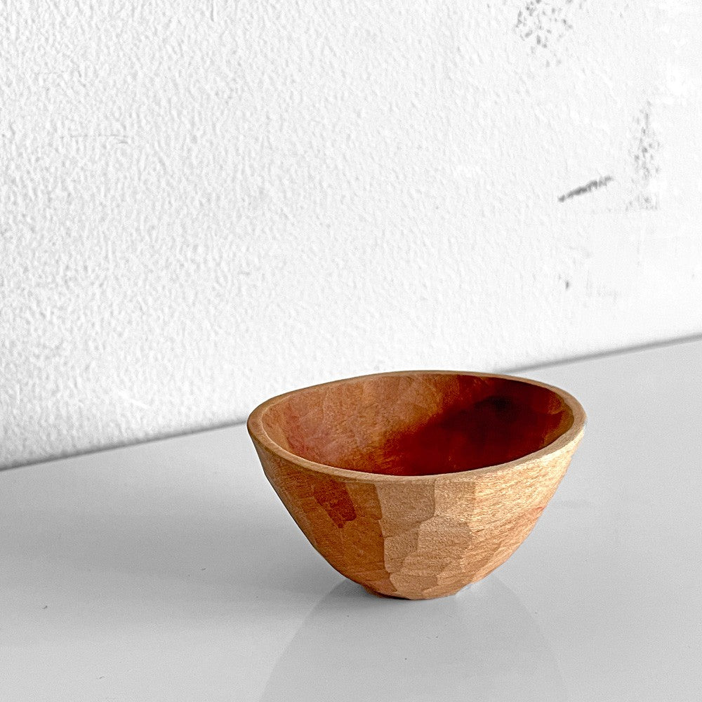 三谷龍二 Ryuji Mitani 山桜 豆鉢 豆皿 ミニボウル W6.6cm 木の器 木工 現代作家 ■