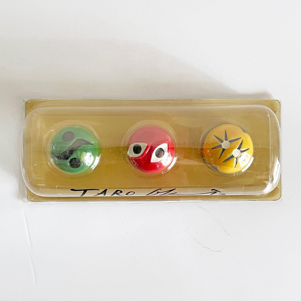 岡本太郎 座ることを拒否する椅子 マグネット 3点セットA 岡本太郎美術館 TARO OKAMOTO MUSEUM OF ART KAWASAKI TARO MAN ビンテージ 90s ■