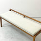 アジム AJIM イビザ ibiza bench ベンチ ダイニングベンチ ウォールナット無垢材 ファブリック ナチュラルモダン 国産家具 ●