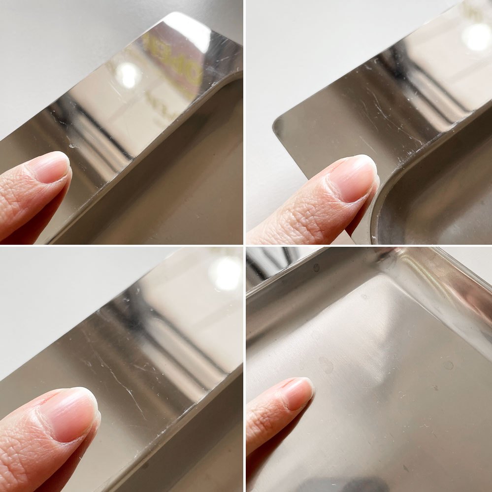 アレッシィ ALESSI プログラマ Programma 8 ステンレストレイ 37.5×22.5cm フランコ・サルジャーニ & エイヤ・ヘランダー イタリア 廃番 A ◎