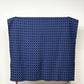 エレノア・プリチャード Eleanor Pritchard 525 LINE ホワイト × ブルー ブランケット 150×180cm イギリス 展示品 ◎
