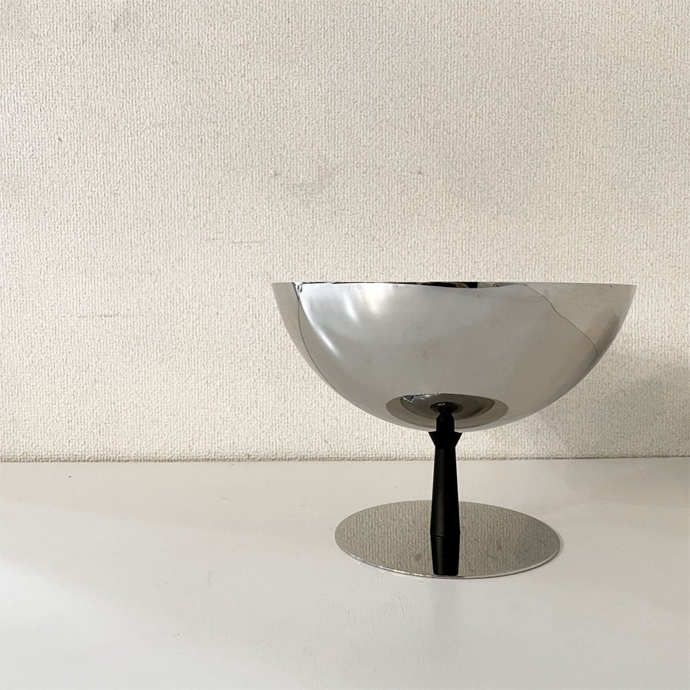アレッシィ ALESSI AC04 フルーツボウル 脚付 ステンレス製 アキッレ・カスティリオーニ Achille Castiglioni イタリア ザル欠品 ◎
