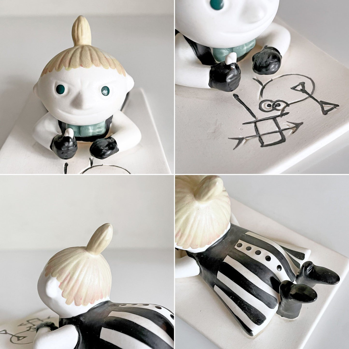 アラビア ARABIA ムーミン フィギュア MOOMIN リトルミィ お絵かき 人形 フィギュリン 陶器 フィンランド 北欧雑貨 廃番 ■